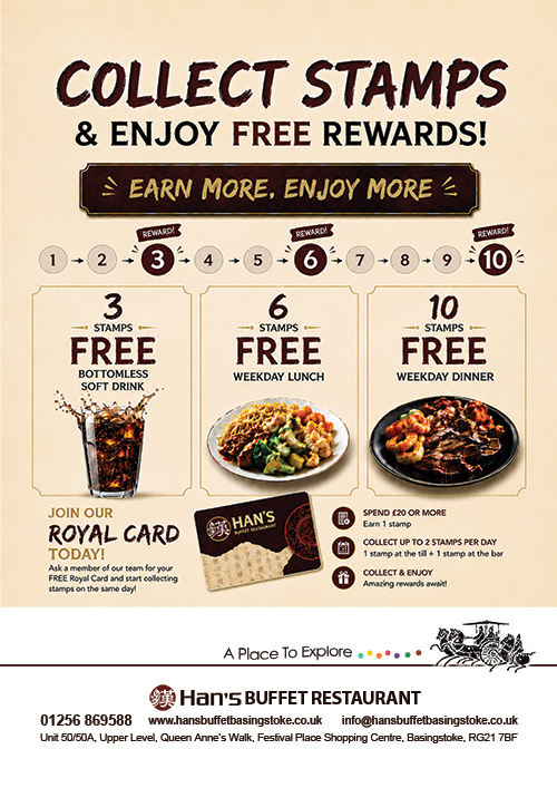 Han's Buffet Royal Card loyalty rewards